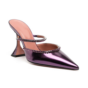 Collezioni Primavera 2026: <span class=keywords><strong>Scarpe</strong></span> da Festa con Tacco <span class=keywords><strong>a</strong></span> Blocco in PU Metallizzato per Ragazze - Quantità Minima 5 Paia Disponibili - Product Image 2