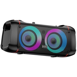 Enceinte portable KAKUSIGA 2x4 10W avec lumières LED, Bluetooth, FM, USB KSC-689 - Product Image 3