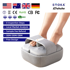Masseur de pieds à pression d'air vibrant chauffant <span class=keywords><strong>Shiatsu</strong></span> de qualité supérieure pour un confort ciblé des pieds et des jambes - Product Image 1
