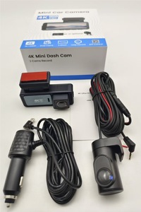 Cámara para Coche UHD 4K+1080P con <span class=keywords><strong>Pantalla</strong></span> IPS <span class=keywords><strong>de</strong></span> 3.2'', Trayectoria GPS, Visión Nocturna, Conexión WiFi, Monitor <span class=keywords><strong>de</strong></span> Estacionamiento 24h - Product Image 6