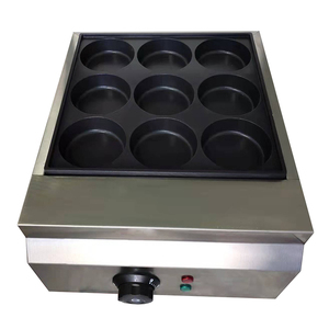 Máquina de hacer hamburguesas antiadherente, de acero inoxidable, para hacer gofres y pasteles redondos - Product Image 2