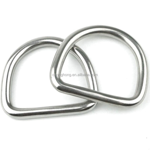 ปลอกคอสัตว์เลี้ยงแบบเชื่อมติดกันด้วยโรงงาน พร้อมอุปกรณ์ DIY วงแหวนรูปตัว D โลหะ แข็งแรงทนทาน ทำจากสแตนเลส สำหรับปลอกคอสุนัขและกระเป๋าเป้ - Product Image 2