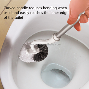 Juego de cepillos de limpieza para inodoros portátiles HOLAMOPA PP con soporte, cerdas gruesas para eliminar manchas y resistente a los olores - Product Image 4