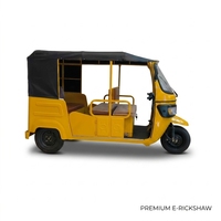 Tricycle Électrique Motorisé 6 Places pour Passagers et Marchandises, Type Tuk Tuk Bajaj, 3 Roues, Fabrication Usine