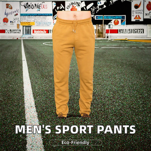 Haute qualité hommes Sport pantalons de survêtement taille élastique nouvelle marque de mode printemps automne 100% coton Anti-rides plat Design - Product Image 3