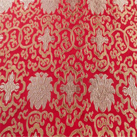 Tissu Jacquard en Polyester, brocart de Style traditionnel, étoffe populaire à bon prix, 1 pièce