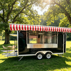 Food Catering <b>Trailer</b> Mobile Catering <b>Trailer</b> Mobile Snack Cart Food Cart Van Commercial Kitchen Juice <b>Concession</b> <b>Trailer</b> - Product Image 6