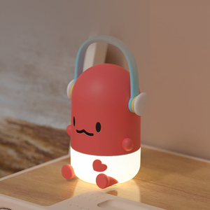 ICARER FAMILIA Animal Pato de dibujos animados Led Luz suave Noche Bebé Niños Dormitorio Decoración Luz Decoración del hogar Luz de noche - Product Image 2