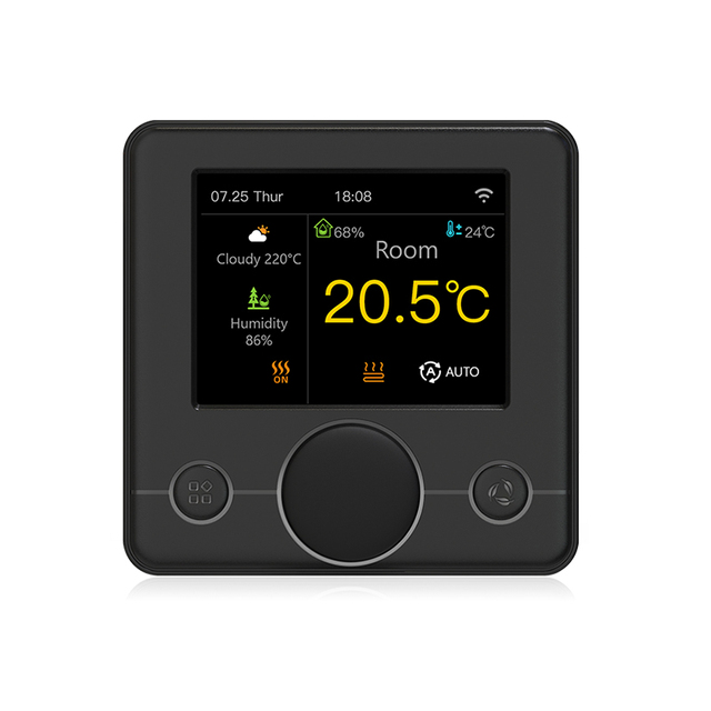 485 Modbus 16A Electric Heating Thermostat Voice Control Super IPS Display Smart Wi-Fi Thermostat