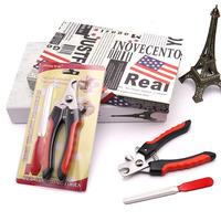 Ciseaux de toilettage pour animaux de compagnie chien chats fournitures accessoires pour animaux tondeuses pour animaux lime à ongles coupe-griffes coupe-ongles pour animaux de compagnie