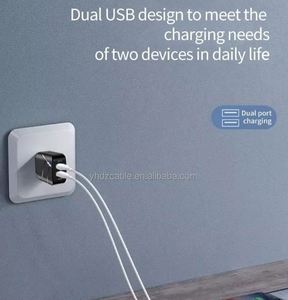 Quick Charge 3.0 Dual Port USB Wall Charger Fast <b>Charging</b> <b>Adapter</b> for Mobile Phones Universal Compatibility Ideal for Wholesale - Product Image 6