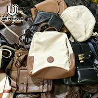 Sacs d'occasion A16 en balles, sacs à dos en cuir PU pour femmes, lots en gros d'usine, sacs mixtes de seconde main, 40 pièces par boîte, lots en vrac