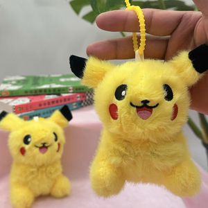 Vente en gros de jouets en peluche <span class=keywords><strong>Pokémon</strong></span> d'anime japonais, porte-clés en peluche Pikachu, poupées en peluche <span class=keywords><strong>Charmander</strong></span> et Bulbasaur - Product Image 6