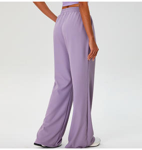 Automne et hiver nouveau <span class=keywords><strong>pantalon</strong></span> de Yoga en corde de gaufre femmes <span class=keywords><strong>taille</strong></span> haute Super élastique décontracté <span class=keywords><strong>pantalon</strong></span> ample course Fitness <span class=keywords><strong>pantalon</strong></span> - Product Image 2