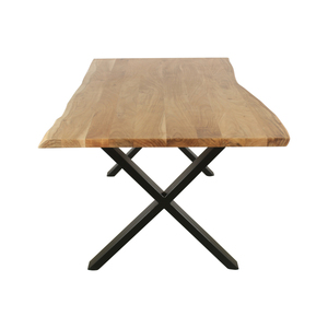 Premium Solid Wood Dining <b>Table</b> for Living Room Dining Area Contemporary Design Strong Durable Wooden Furniture for Home - Product Image 3