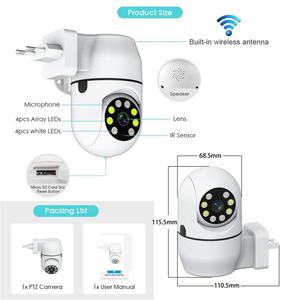 Nouvelle Arrivée Caméra Intelligente PTZ pour Prise Murale, Visualisation à Distance par Téléphone en Temps Réel, Caméra WiFi Intelligente Sans Fil <span class=keywords><strong>Tuya</strong></span> 3.0MP - Product Image 6
