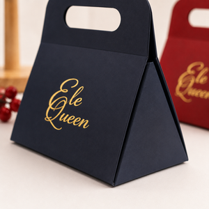 Luxury Folding Handle <b>Gift</b> <b>Box</b> with <b>Magnetic</b> Closure for Jewelry Packaging Holiday <b>Gifts</b> and Small Business Presentation - Product Image 4