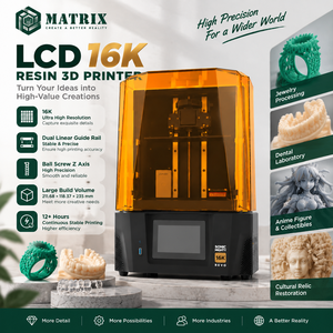 Imprimante 3D professionnelle en résine 16K pour laboratoire dentaire, modèles de prothèses dentaires et applications de moulage de bijoux - Product Image 1