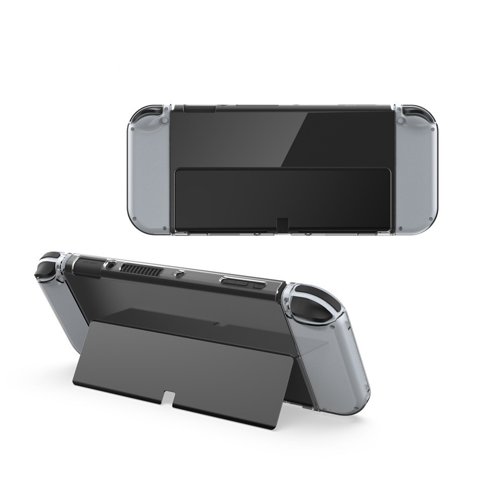 Nintendo Switch グレー カーボン調ケース付き Nintendo Switch グレー 新モデル 未開封 ケース スタンド