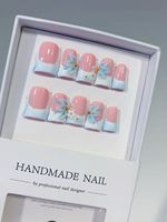 Faux ongles en ABS de haute qualité, vente chaude, meilleur prix, réduction en gros, 10 pièces, design élégant, taille moyenne/curte, à presser sur les doigts