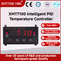 Instrument de contrôle de température intelligent en plastique industriel certifié CE, affichage LED, OEM/ODM XMT-7100