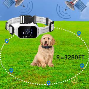 Valla eléctrica inalámbrica para perros, sistema de contención para mascotas al aire libre, impermeable, 2023-100 pies, producto de entrenamiento para perros, novedad de 3000 - Product Image 1