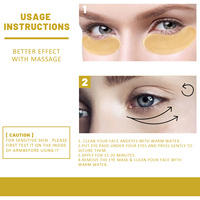 Patchs pour les yeux EELHOE, hydratation douce, hydratation de la peau autour des yeux, améliore l'élasticité, douceur, effet liftant