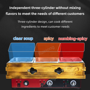 Équipement de cuisine portable commercial, pot de cuisson électrique antiadhésif à grain de <span class=keywords><strong>bois</strong></span> Oden, économie d'énergie, <span class=keywords><strong>prix</strong></span> abordable - Product Image 5