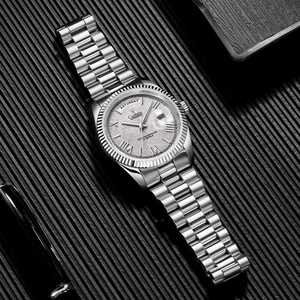 CADISEN – montre mécanique de luxe pour hommes, cadran en météorite, automatique, semaine, 100M, mouvement japonais MIYOTA 8285, horloge pour homme - Product Image 5