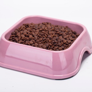 Bol d'alimentation pour animaux de compagnie en plastique de qualité alimentaire, durable, non toxique, pour chat et chien, plusieurs couleurs, fournitures pour animaux de compagnie - Product Image 1