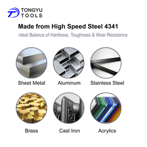 13 cái HSS khoan <span class=keywords><strong>bit</strong></span> thiết lập 1/16 "để 1/4", 135 ° chia điểm SAE jobber Twist <span class=keywords><strong>Bit</strong></span> <span class=keywords><strong>Kit</strong></span> cho kim loại cứng gang PVC gỗ trong hộp kim loại - Product Image 3