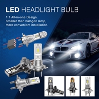 Bombillas LED H7 para Faros Delanteros, Tamaño Mini, Conexión Directa, Lámpara LED para Auto, Venta al Por Mayor