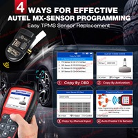 Autel MaxiTPMS TS508WF KIT, système de surveillance de la pression des pneus (TPMS) pour voiture, programmateur de capteurs, écran couleur TFT, 100-900 kPa, 315+433 MHz