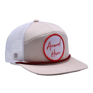 Gorra Trucker Premium de 7 Paneles con Bordado, Cierre de Cuerda, Visera Plana, Malla Trasera, Personalizable al por Mayor - Product Image 3