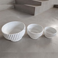 Pot Bunga Beton Semen Kecil Berkualitas Tinggi, Ringan, Tahan Lama, Gaya Eropa, Ukiran Tangan, untuk Rumah, Taman, Meja