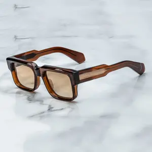 Fw Tùy Chỉnh 3D Kim Loại Logo Chất Lượng Cao Bán Buôn Thời Trang Tr + Cp Khung Shades Tac Ống Kính Lớn Vuông Phân Cực Kính Mát Nam Phụ Nữ - Product Image 1