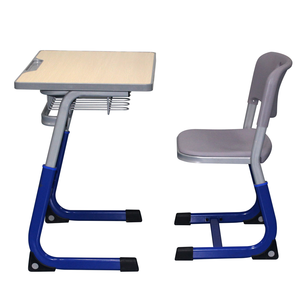Ensemble de mobilier scolaire en gros pour écoles primaires – Chaise et bureau réglables en MDF pour élèves et enseignants – Fiable - Product Image 2