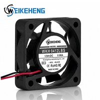 Ventilateur de refroidissement axial DC 4010 silencieux WKH 0412LBS 40mm, haute vitesse, 5V DC 12V 24V, haut débit d'air, faible bruit, mini ventilateur