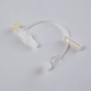 Medical Disposable Infusion Tube Luer Lock IV Extension Tube with T Connector