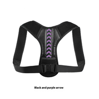 Ceinture Correctrice de Posture Dorsale Unisexe, Respirante, Sans Traces, en Néoprène Durable, Réglable et Universelle, à Épaules Ouvertes