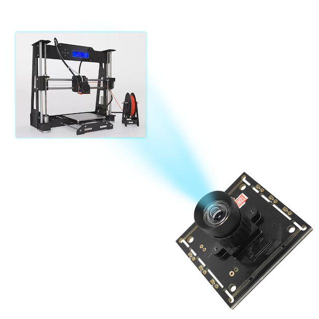 OV2710 CMOS Sensor Full Hd 1080P Micro 120 60 30 Frames 2MP UVC USB2.0 Iris Camera Module for Industry