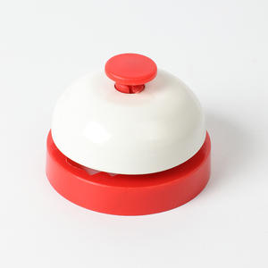 Campana de plástico para aplausos de mano para entrenamiento de perros Dispositivo de campana de respuesta combinado con campana de servicio de metal - Product Image 6