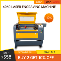 Machine de gravure laser CO2 4060 pour acryl et textiles, 10 % de réduction, haute précision, imprimante laser CO2 pour vêtements