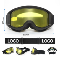Lunettes de ski anti-buée professionnelles optiques Yijia UV400 avec double lentille pour hommes femmes EN174 certifiées pour le snowboard ski neige
