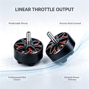 Motor sin Escobillas FPV con <span class=keywords><strong>Control</strong></span> Lineal de Aceleración, 1350KV 1750KV 4S 6S, Motor de Potencia para Dron Profesional de Freestyle de <span class=keywords><strong>5</strong></span> Pulgadas - Product Image 1