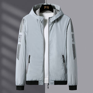 Chaquetas de hombre de talla grande nueva tendencia en primavera y otoño abrigos delgados transpirables casuales sueltos para hombres y mujeres moda y caliente - Product Image 1