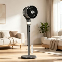 Nouveau modèle 2026 – Ventilateur DC à moteur BLDC oscillant 3D, fonctionnement silencieux, contrôle 3 vitesses et télécommande, circulation d'air puissante, en plastique
