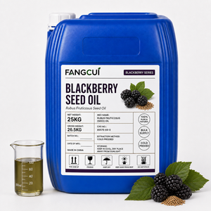Aceite de Semilla de Mora a Granel 25KG, Prensado en Frío, Aceite de Semilla de <span class=keywords><strong>Rubus</strong></span> <span class=keywords><strong>Fruticosus</strong></span>, Grado Cosmético, Materia Prima, Venta al por Mayor, Suministro a Granel de Fábrica - Product Image 1