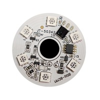 Control Remoto de 24 Teclas RGB SMD LED, Placa PCB, Mini Lámpara de Escritorio Moderna, Cable USB de 1.5M, 5V, 38mm, Fuente de Luz Nocturna, Iluminación Nocturna