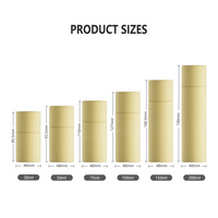 Emballage pour soins de la peau 30ml 50ml 100ml 150ml, conteneur cosmétique en plastique sans air écologique, flacon pompe à vis pour lotion